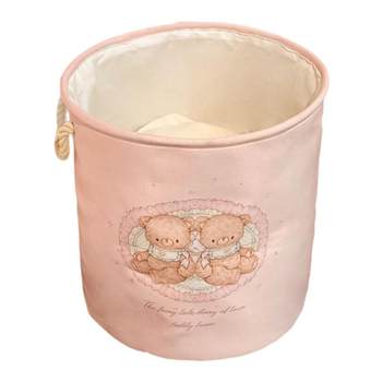Dirty clothing basket storage bucket large capacity dirty clothing storage basket bathroom fabric foldable dirty clothing basket household waterproof