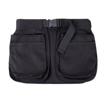 Outdoor multi-function multi-pocket zipper waist bag ins niche sports fashion double-sided belt apron waist seal spot