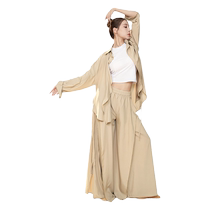Liuge modern dance elegant loose shirt long-sleeved top dance clothing Chinese classical dance body training clothing for women