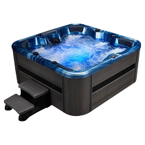Smart constant temperature outdoor massage bathtub for home villa large double surfing spa hot spring bath for family soaking pool
