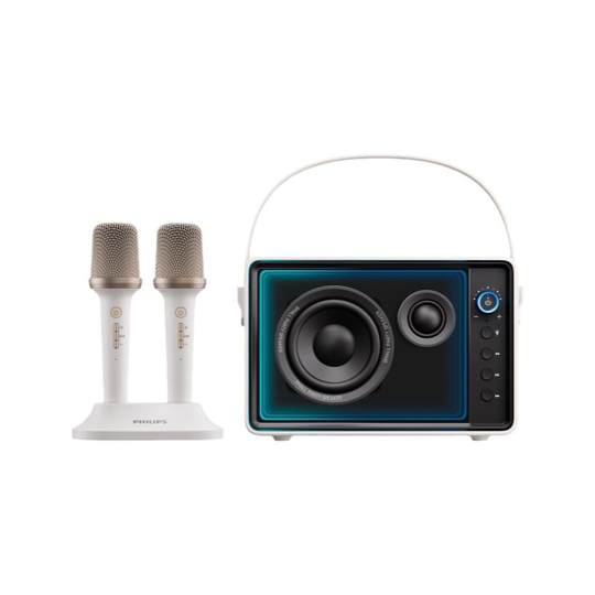 Philips microphone and audio integrated microphone karaoke