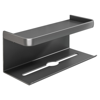 Multifunctional storage widens the countertop