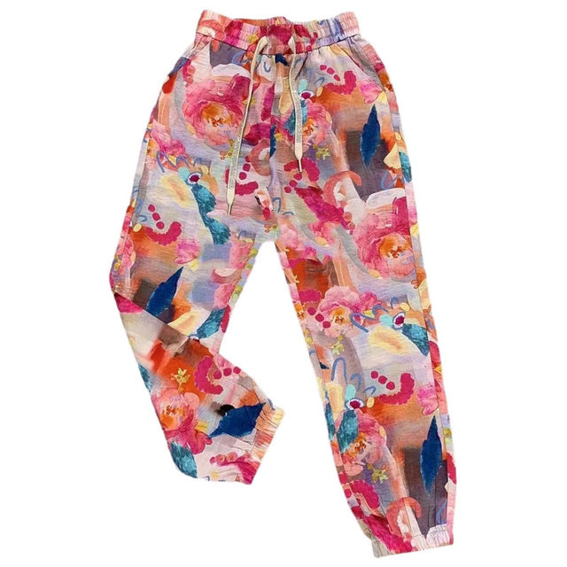 ກາງເກງ floral ບາງໆ summer ທີ່ມີແອວສູງຄົນອັບເດດ: ແລະ versatile