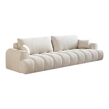 Government subsidy french cream-style puff sofa Government subsidy french cream-style puff sofa
