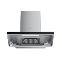 Midea TQ307 three-chamber range hood for home kitchen large suction range hood European style top suction waving hand intelligent control