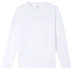 White Xiao T second generation Xinjiang cotton long-sleeved T-shirt spring new comfortable pure cotton bottoming shirt new