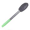Toilet wire brush with long handle and no dead ends