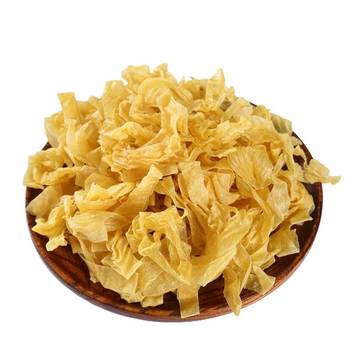 Unsalted dried bean skins farmhouse dried bean shredded old oil soybean skin dry bean curd cold hotpot artificial vegetarian bean products