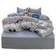 100% washed cotton high-quality plaid four-piece set