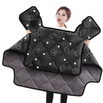 Electric vehicle windshield quilt in winter plus velvet and thickened in winter battery motorcycle tram 2023 new waterproof autumn and winter style