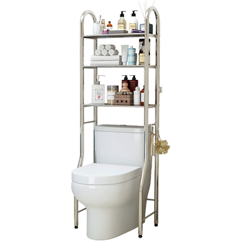 Bathroom and bathroom shelves are floor-mounted to prevent rust and moisture