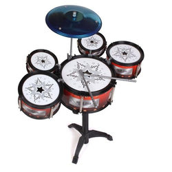 Drum children's toy beginners enlightenment jazz drum practice drum simulation drum percussion instrument 3 years old + guitar 87