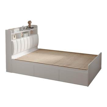 Simple storage and soft single bed multi-function