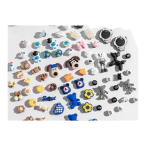 diy clogs womens accessories cute cartoon three-dimensional shoe flowers removable decorative buckles internet celebrity ins style shoe buckles