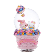 JARLL Zaner Three Lulls joint MyMelody Merlotte Water Crystal Ball Music Box Eight soundbox girl presents