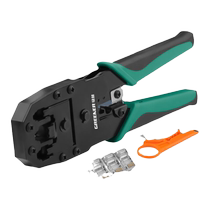 Green forest network cable pliers crimping and wiring crystal head professional-grade multi-functional universal super category 567 network pliers