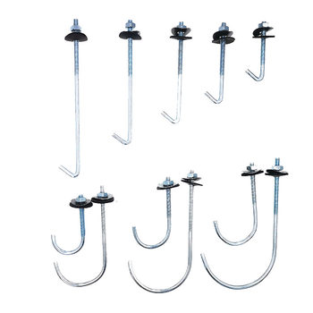 National standard asbestos tile seven-character hook semicircular screw National standard asbestos tile seven-character hook semicircular screw
