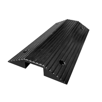 Type de pont Seuil Trough Seuil Cousseur Kan Double Sided Slope Mat Road Suivant Slop Pression de câble Protection du câble Slow Down With Step Mat