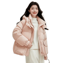 Duck Down Jacket Womens 2024 Autumn and Winter New Short Hooded Fashion Casual Duck Down Warm Jacket Y
