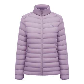 Bosideng ໃຫມ່ down jacket ສໍາລັບແມ່ຍິງແສງສະຫວ່າງແລະອົບອຸ່ນ 90 goose down jacket casual stand collar ສັ້ນແບບອົບອຸ່ນ