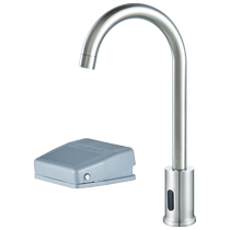 304 stainless steel foot-operated sensor faucet hospital foot-operated automatic switch water outlet non-contact hand washing machine