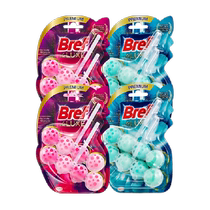 Imported Henkel Bref Magic Toilet Cleaning Deodorizing and Descaling Cleaner Toilet Cleaning Ball Antibacterial Luxury Fragrance 8 Hanging Set