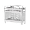 Stainless steel kitchen countertop chopstick drain storage box
