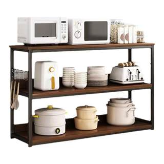 Kitchen rack floor-standing multi-layer multi-functional shelf