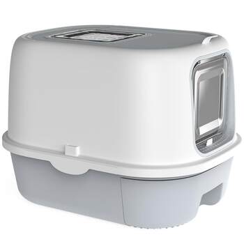 Cat litter box fully enclosed extra large cat toilet drawer type cat litter box anti-splash extra large pet cat litter box