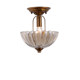 American French retro all-copper balcony aisle ceiling lamp