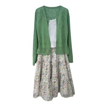 2026 summer fairy floral dress ສາມສິ້ນ