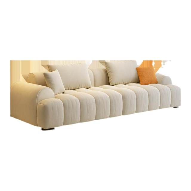 Xinbaili Puff Fabric Sofa Inline Leather Sofa