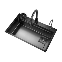 Oaks 1566 kitchen sink household 304 stainless steel sink single sink dishwashing sink dishwashing sink