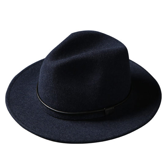 Mrduck handmade ultra-fine pure wool top hat for men
