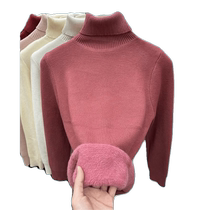 A piece of winter Northeastern sub-zero ultra-thick thermal underwear for women plus velvet thickening bottoming shirt all-in-one velvet thermal underwear