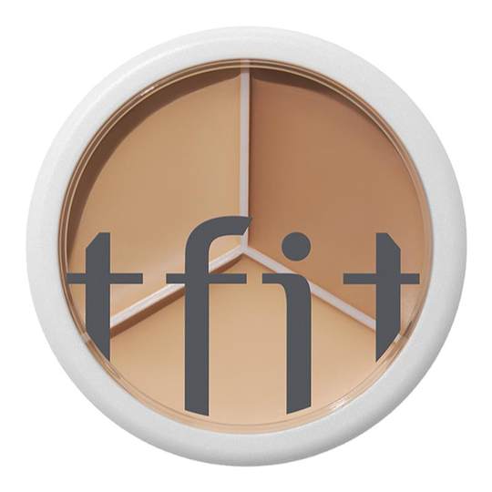 程十安tfit遮瑕膏三色遮瑕盘女遮盖痘印黑眼圈专用强力提亮tifit