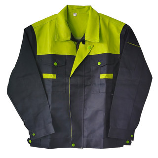 秋冬季工作服男装套装耐磨长袖定制电焊工地建筑劳保工装制服上衣