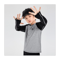 Skip Hop boys sports bottoming shirt T-shirt outdoor long-sleeved quick-drying clothing childrens moisture-wicking raglan sleeves trendy