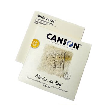 Canson Morland Small Square Paper Collection Watercolor Paper 300g Pure Cotton Small Square Colored Pencil Paper High White Fine Grain Watercolor Painting Paper