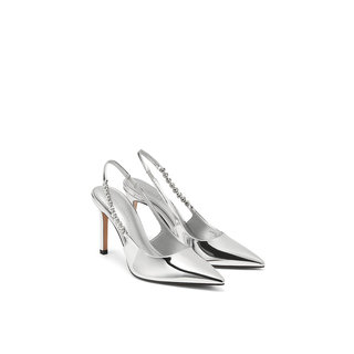 Chain pointy sandals charles&keith