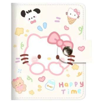 Cute katie cat card bag women's large capacity multi-card certificate storage bag ultra-thin small card jacket korean new