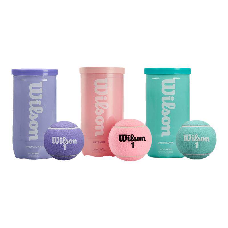 Wilson Wilson Tennis Pink French Open US Open Australian Open Federer Black Can Professional Competition Training Ball Tube