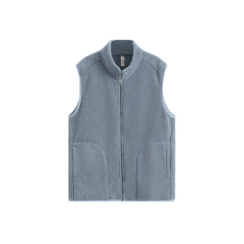 Fenton coral velvet men's vest autumn plus velvet thickened outerwear coral velvet home clothes sleeveless vest 2025