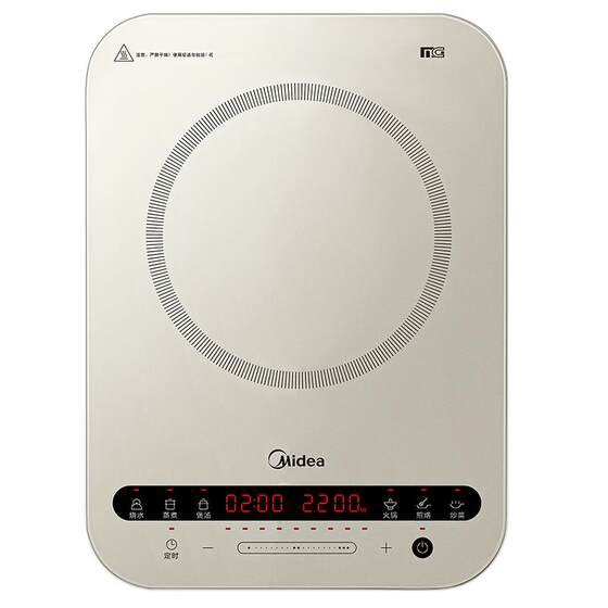 Midea's ultra-thin body energy-saving dual-display high-end induction cooker