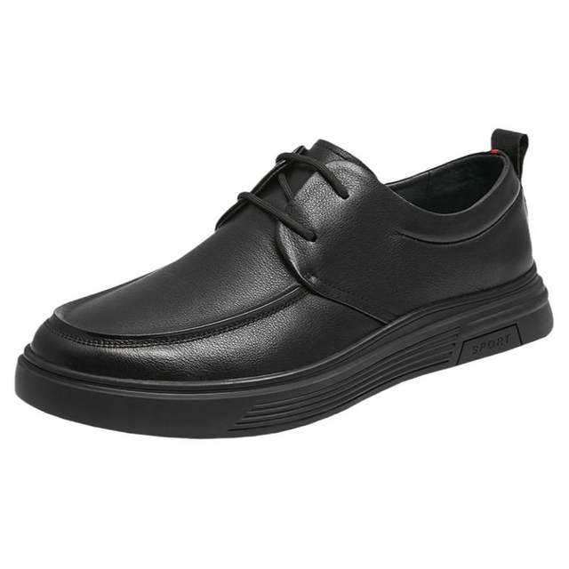 Tata casual leather shoes genuine leather soft sole men's shoes