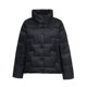 Thin, matte design 63cm stand collar down jacket