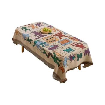 Ins style tea table table cloth outdoor camping table sister tea party atmosphere high appearance rectangular Ins style tea table table cloth outdoor camping table sister tea party atmosphere high appearance rectangular