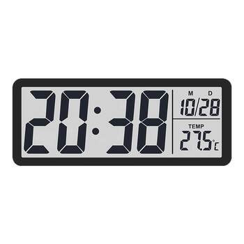 Wall-mounted electronic clock large screen magnetic temperature and humidity clock