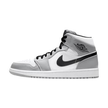 Cspace DR Air Jordan 1 Mid AJ1 Smoke Grey Grey Basketball Shoes 554724-092