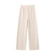 Lamb velvet wide-leg pants for women in autumn and winter, warm and smooth